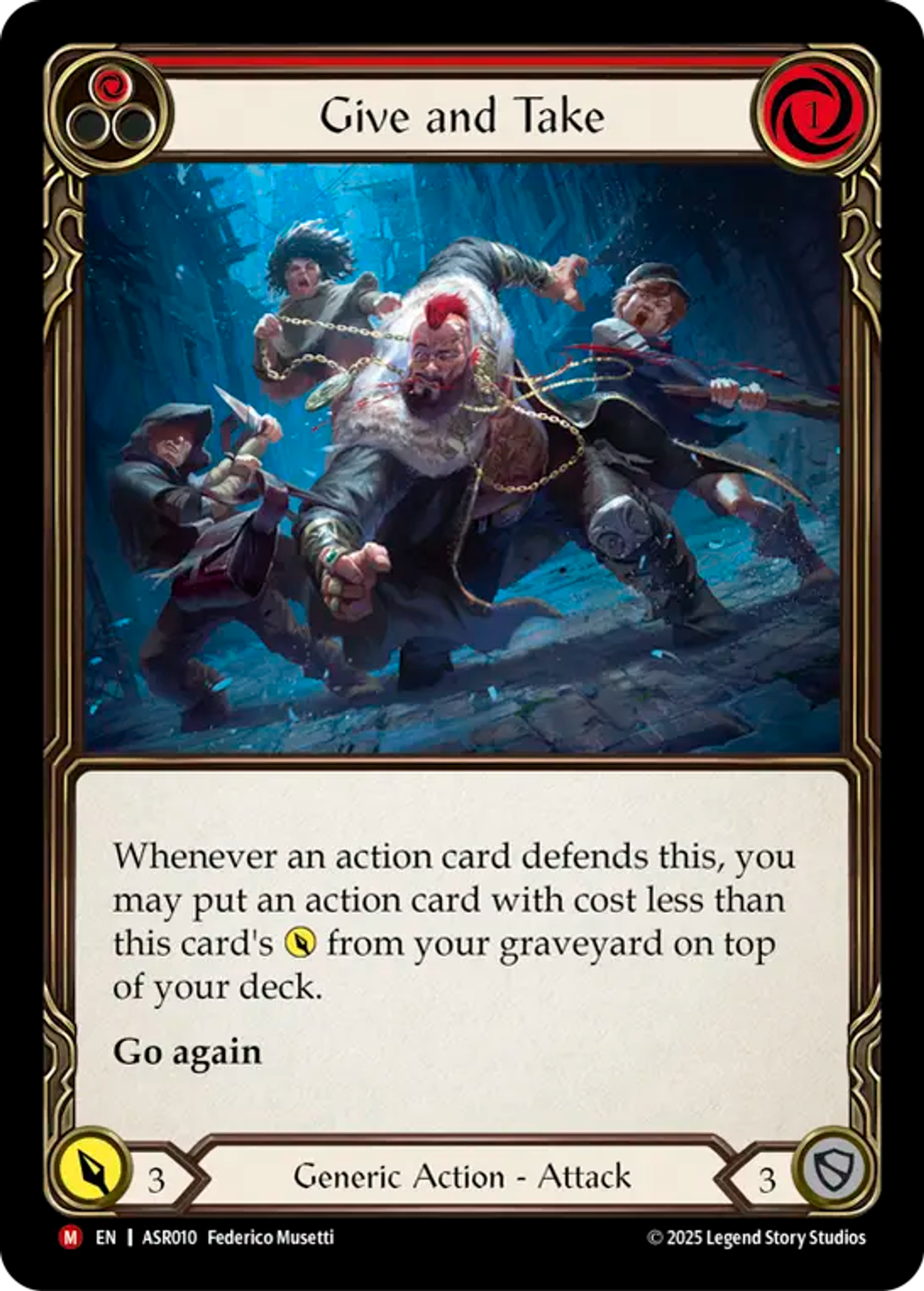 Give and Take — Armory Deck - Ira, Scarlet Revenger — Flesh and Blood
