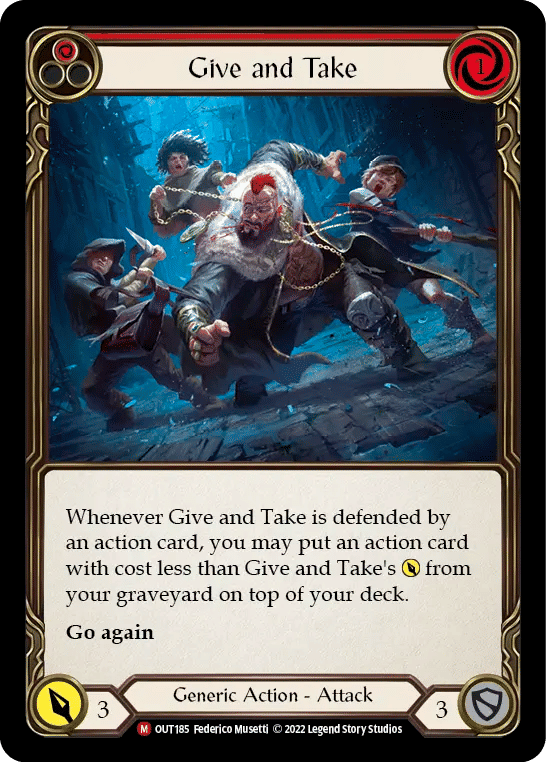 Give and Take — Outsiders — Flesh and Blood