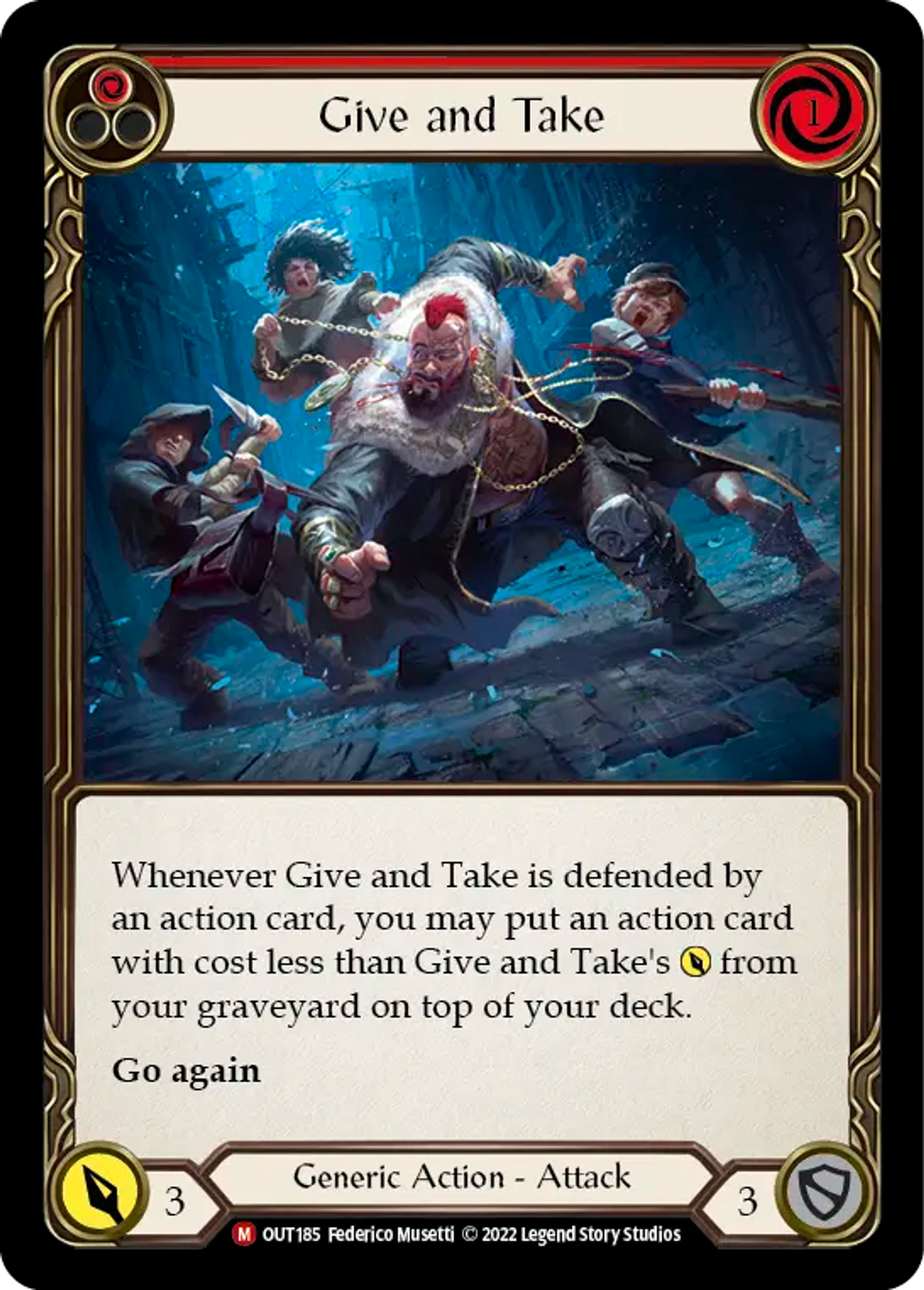 Give and Take — Outsiders — Flesh and Blood