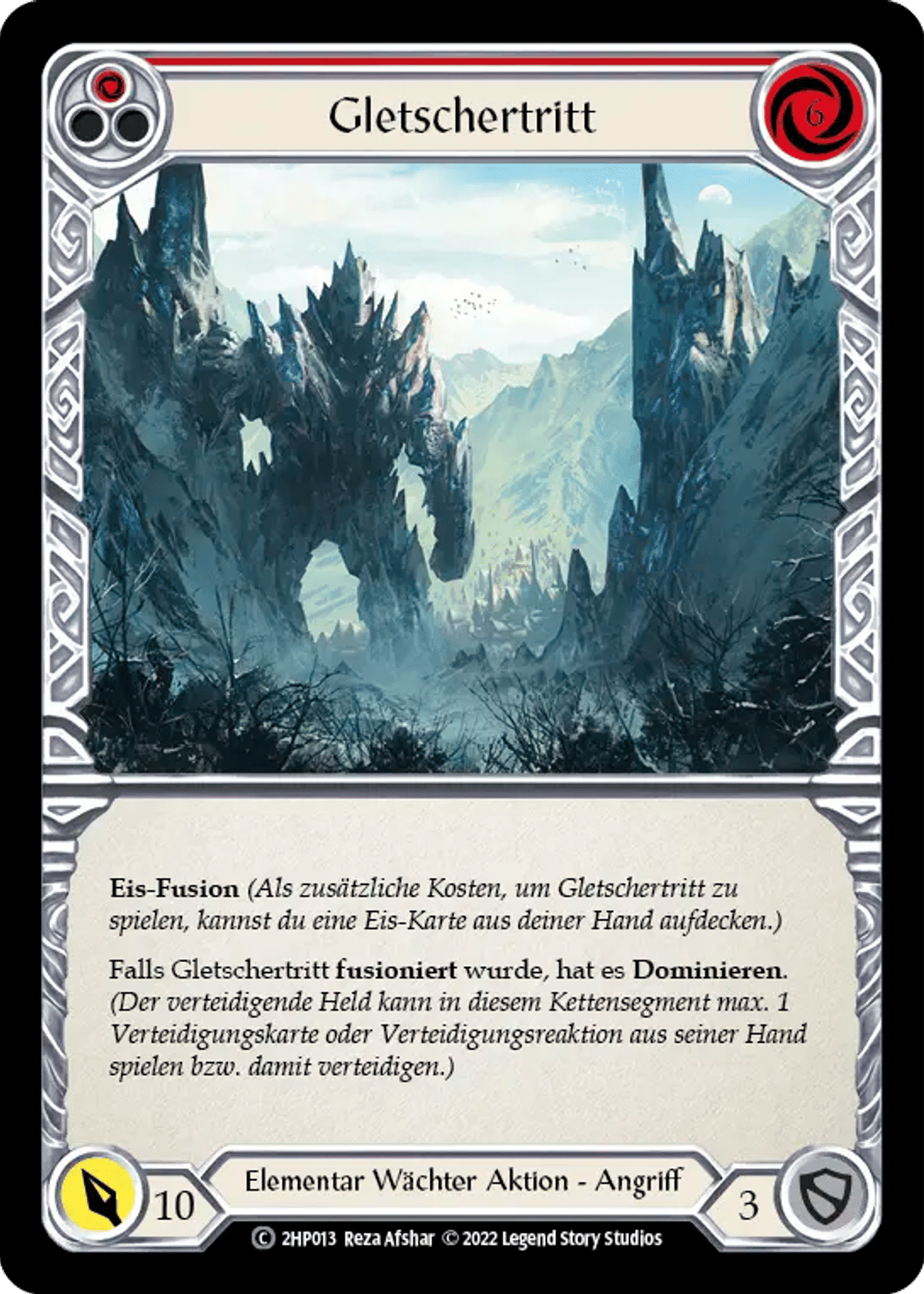 Glacial Footsteps (Red) from History Pack 2 - Black Label - Flesh and Blood