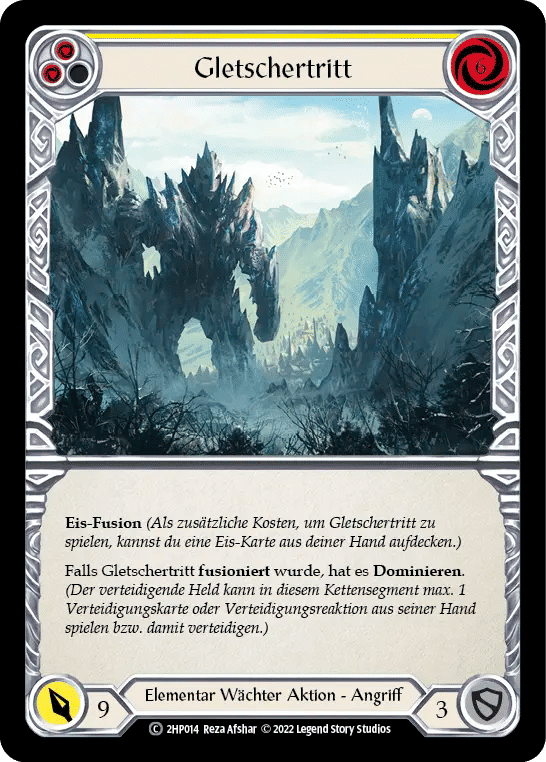 Glacial Footsteps (Yellow) — History Pack 2 - Black Label — Flesh and Blood