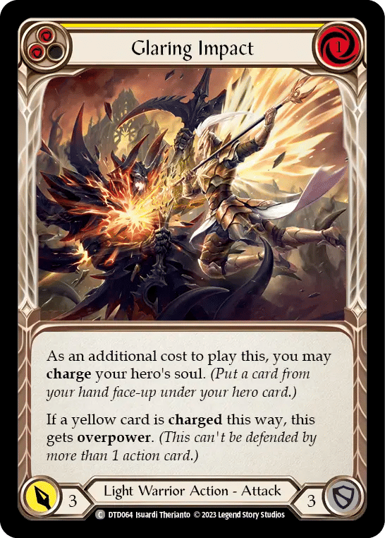Glaring Impact (Yellow) — Dusk till Dawn — Flesh and Blood