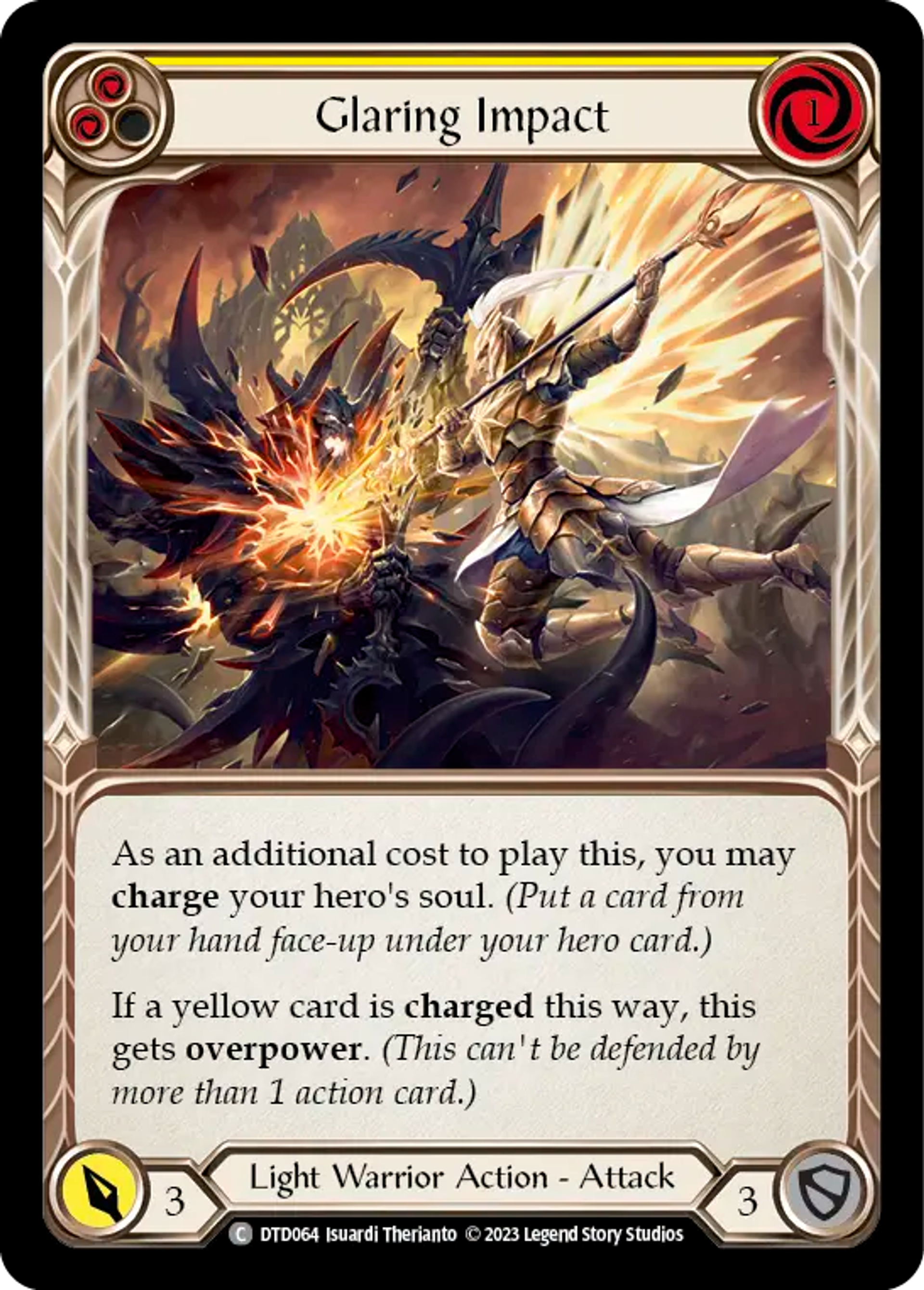 Glaring Impact (Yellow) — Dusk till Dawn — Flesh and Blood
