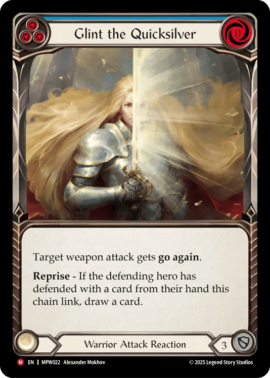 Glint the Quicksilver — Mastery Pack Warrior — Flesh and Blood