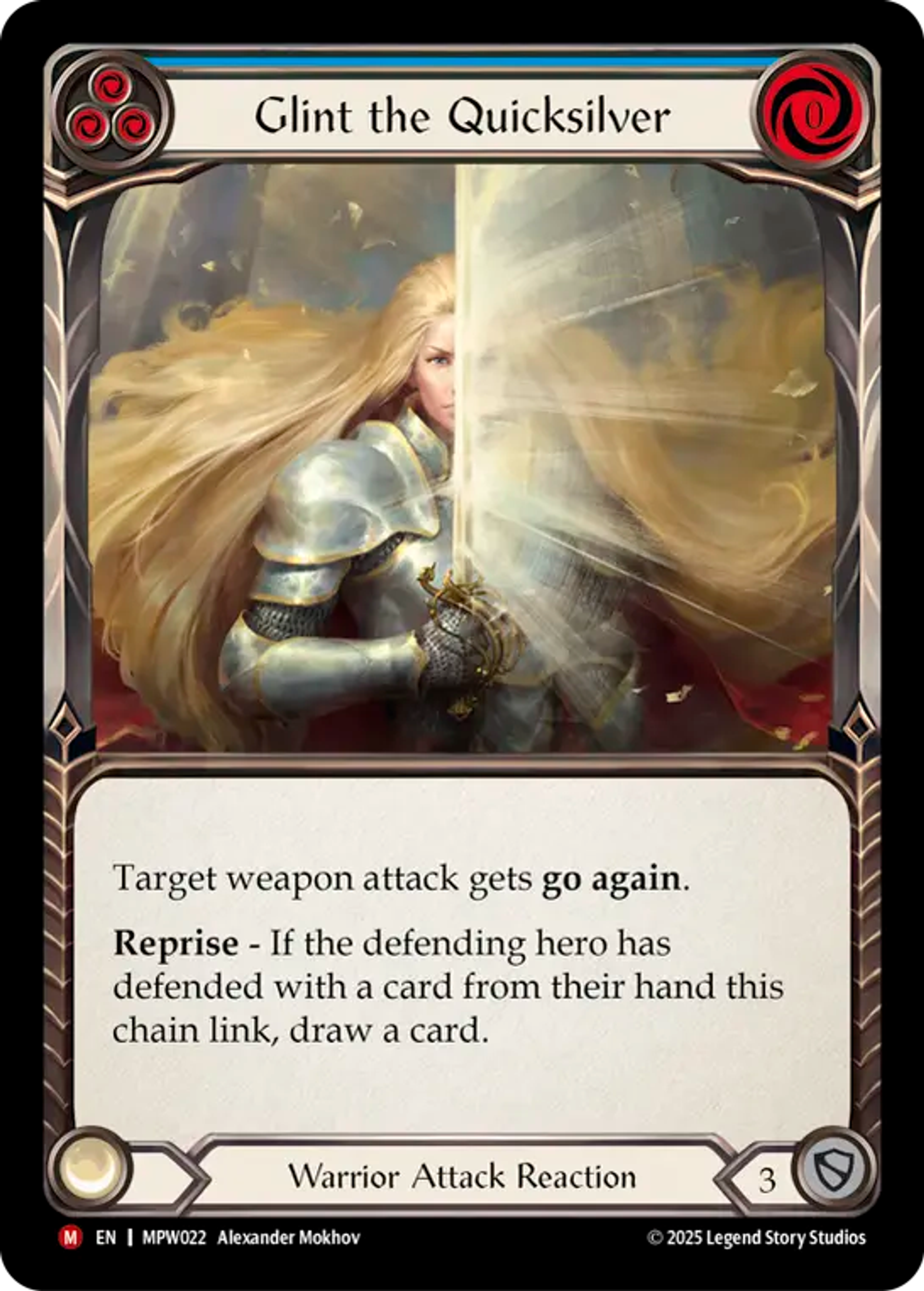 Glint the Quicksilver — Mastery Pack Warrior — Flesh and Blood