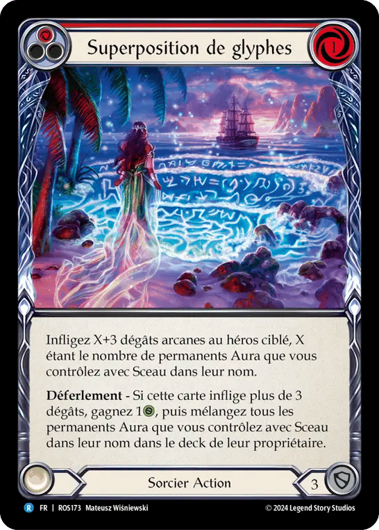 Superposition de glyphes — Rosetta — Flesh and Blood