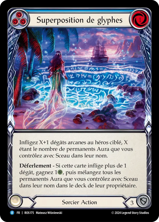 Superposition de glyphes — Rosetta — Flesh and Blood