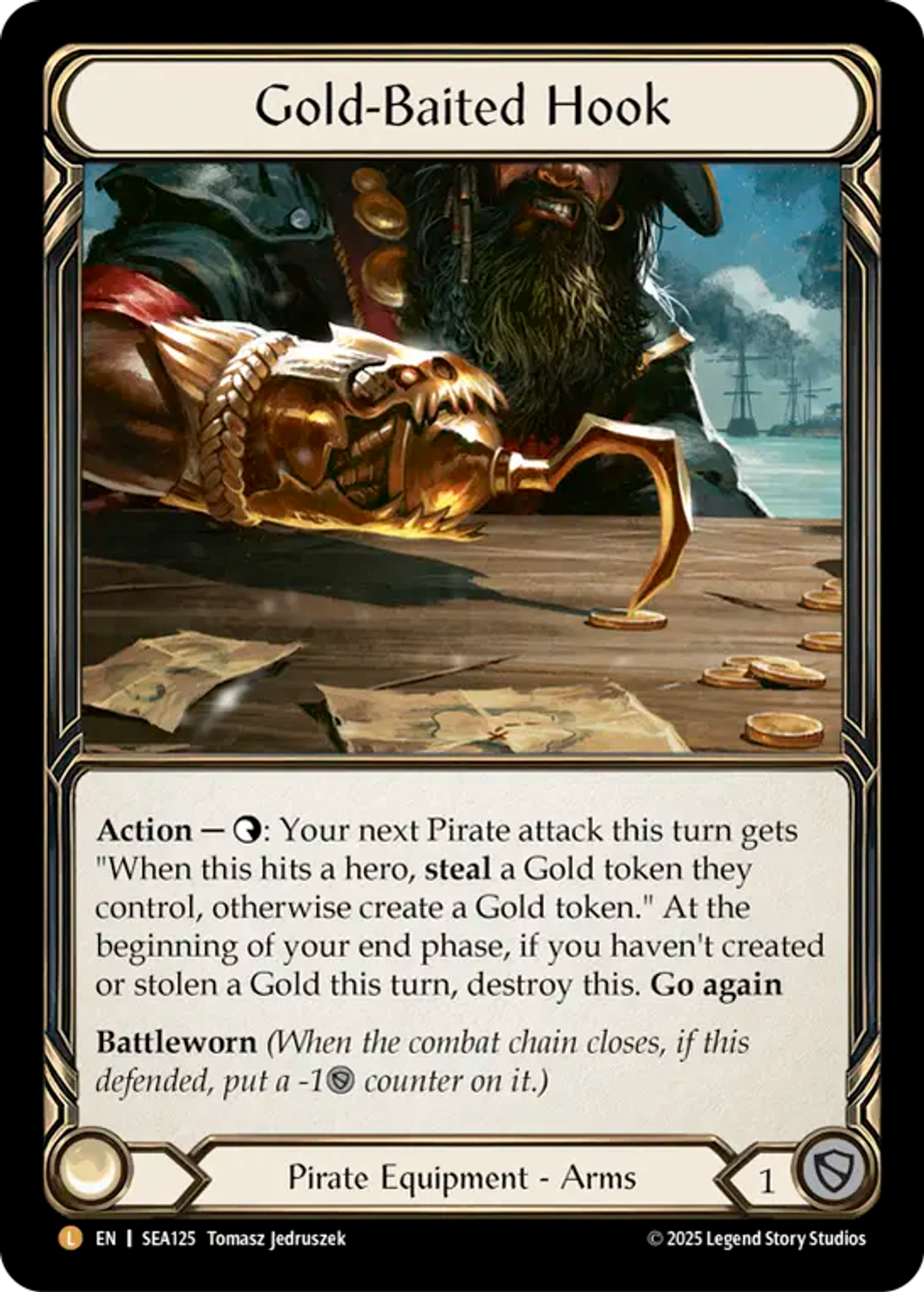 Gold-Baited Hook — High Seas - Treasure Pack — Flesh and Blood