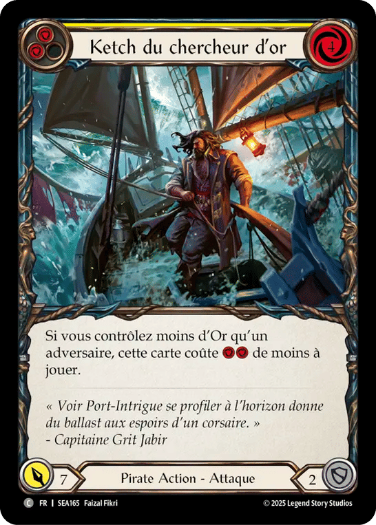 Ketch du chercheur d’or — High Seas — Flesh and Blood