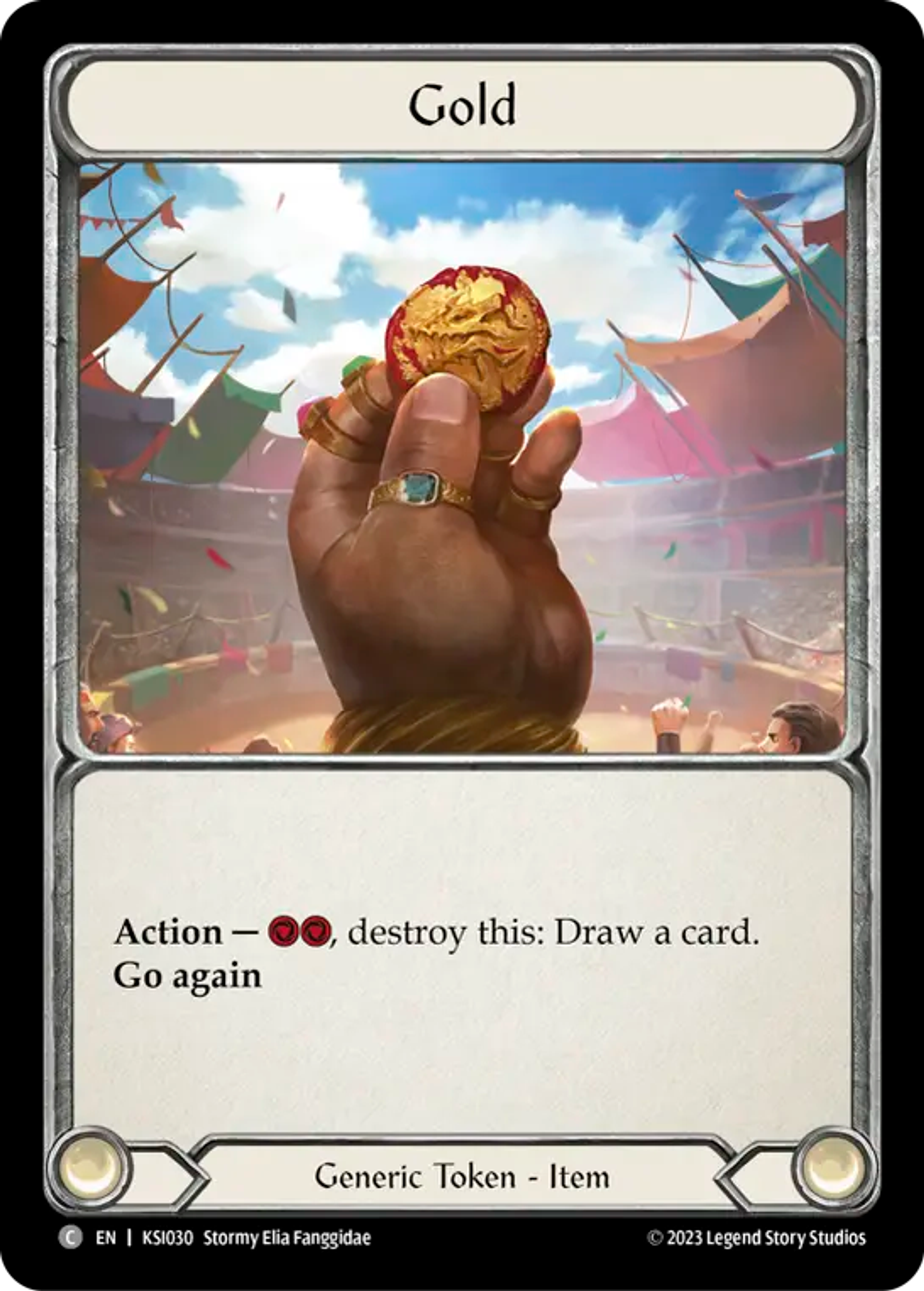 Gold — Kassai - Heavy Hitters Blitz Deck — Flesh and Blood