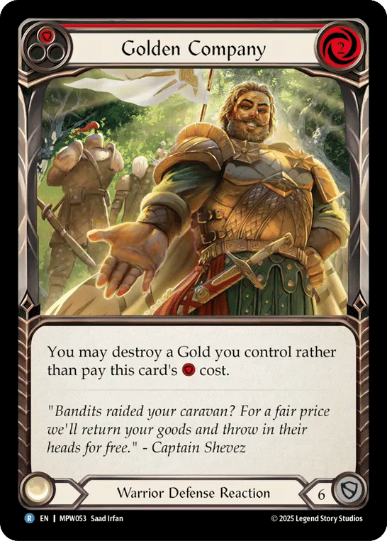 Golden Company (Red) — Mastery Pack Warrior — Flesh and Blood