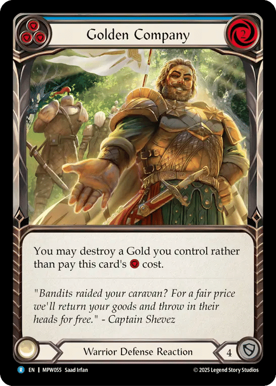 Golden Company (Blue) — Mastery Pack Warrior — Flesh and Blood
