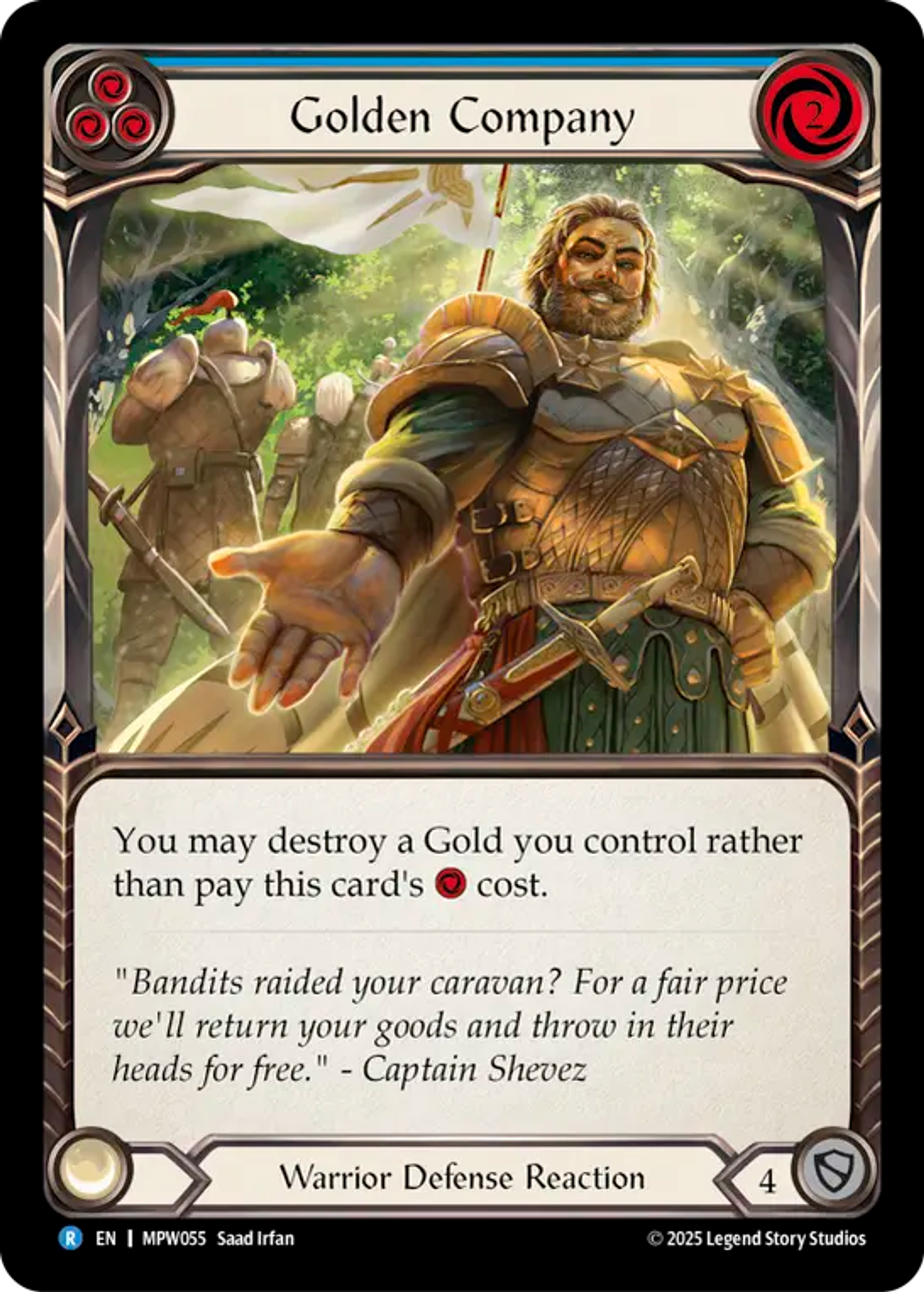 Golden Company (Blue) — Mastery Pack Warrior — Flesh and Blood