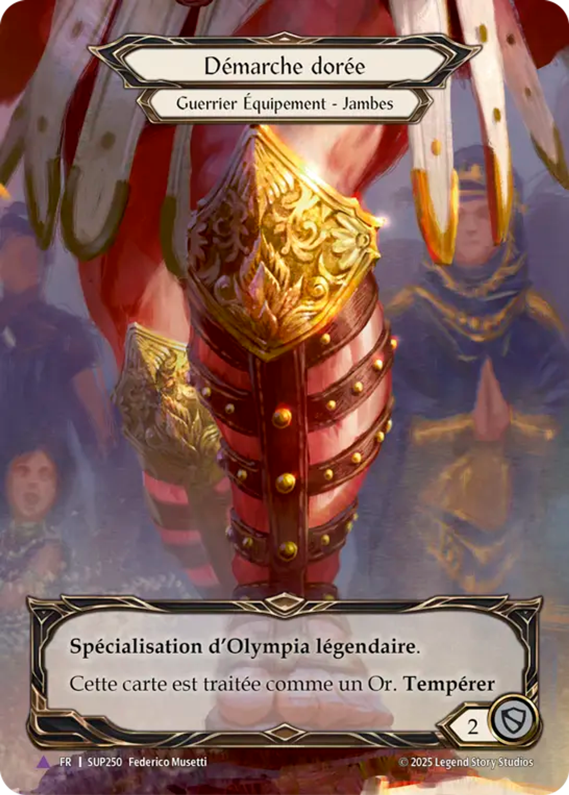 Démarche dorée — Super Slam — Flesh and Blood