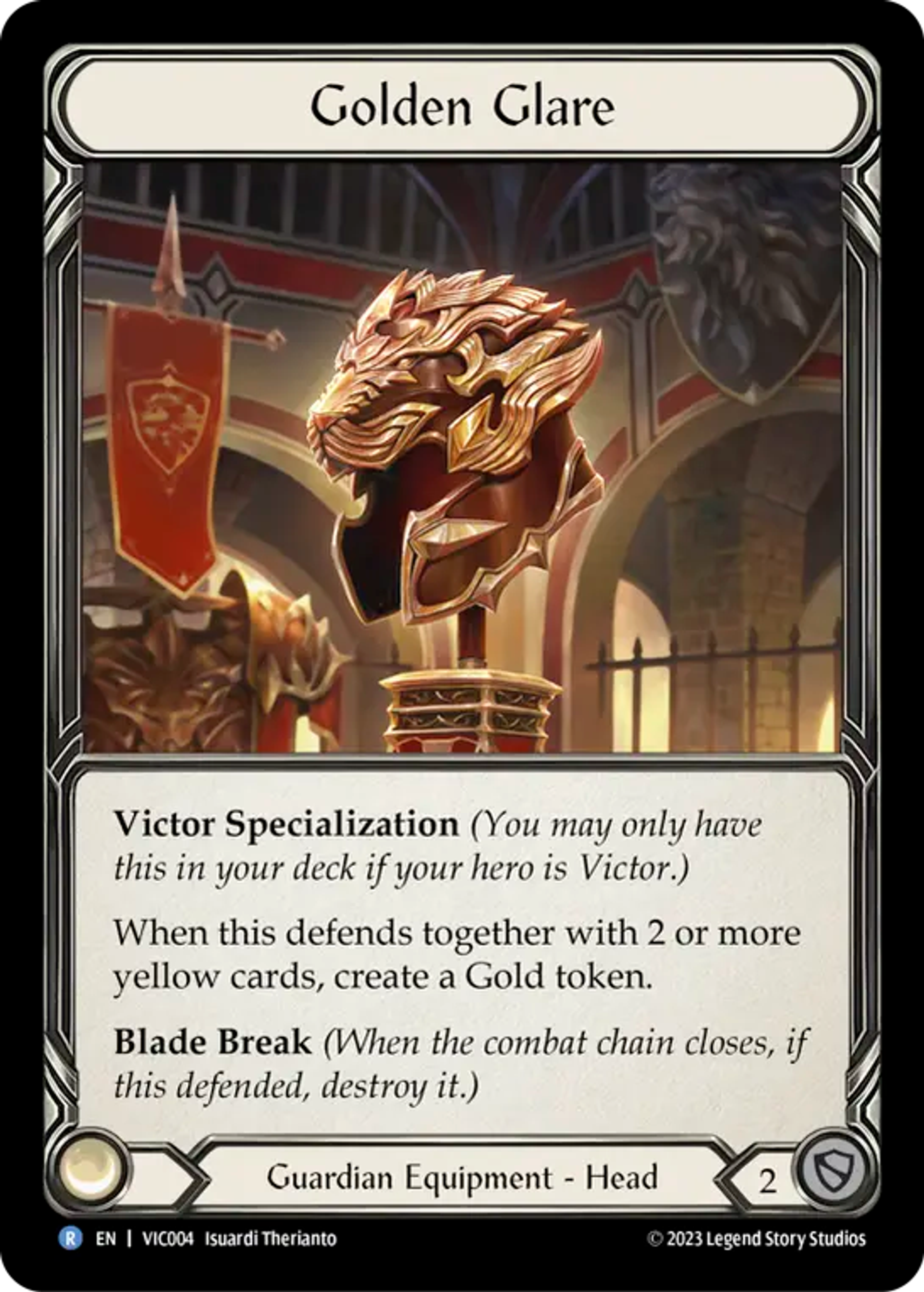 Golden Glare — Victor - Heavy Hitters Blitz Deck — Flesh and Blood