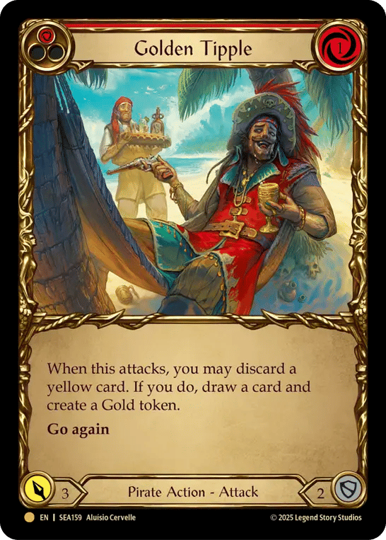 Golden Tipple (Red) — High Seas - Treasure Pack — Flesh and Blood