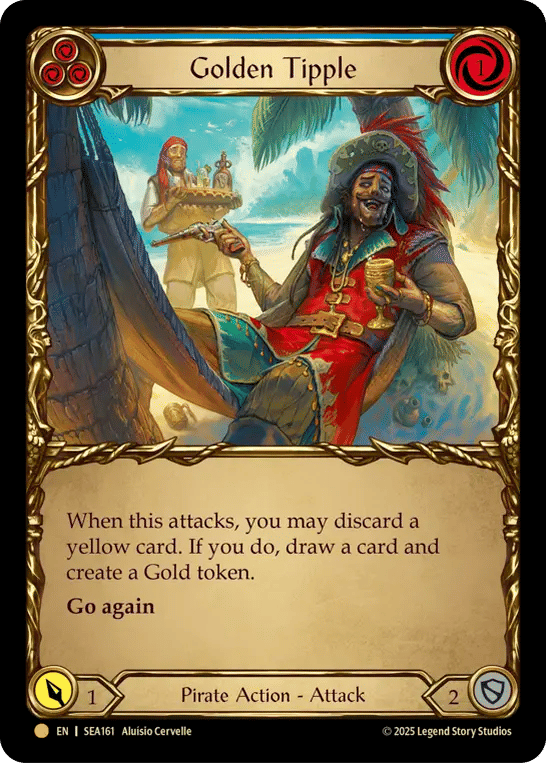 Golden Tipple (Blue) — High Seas - Treasure Pack — Flesh and Blood
