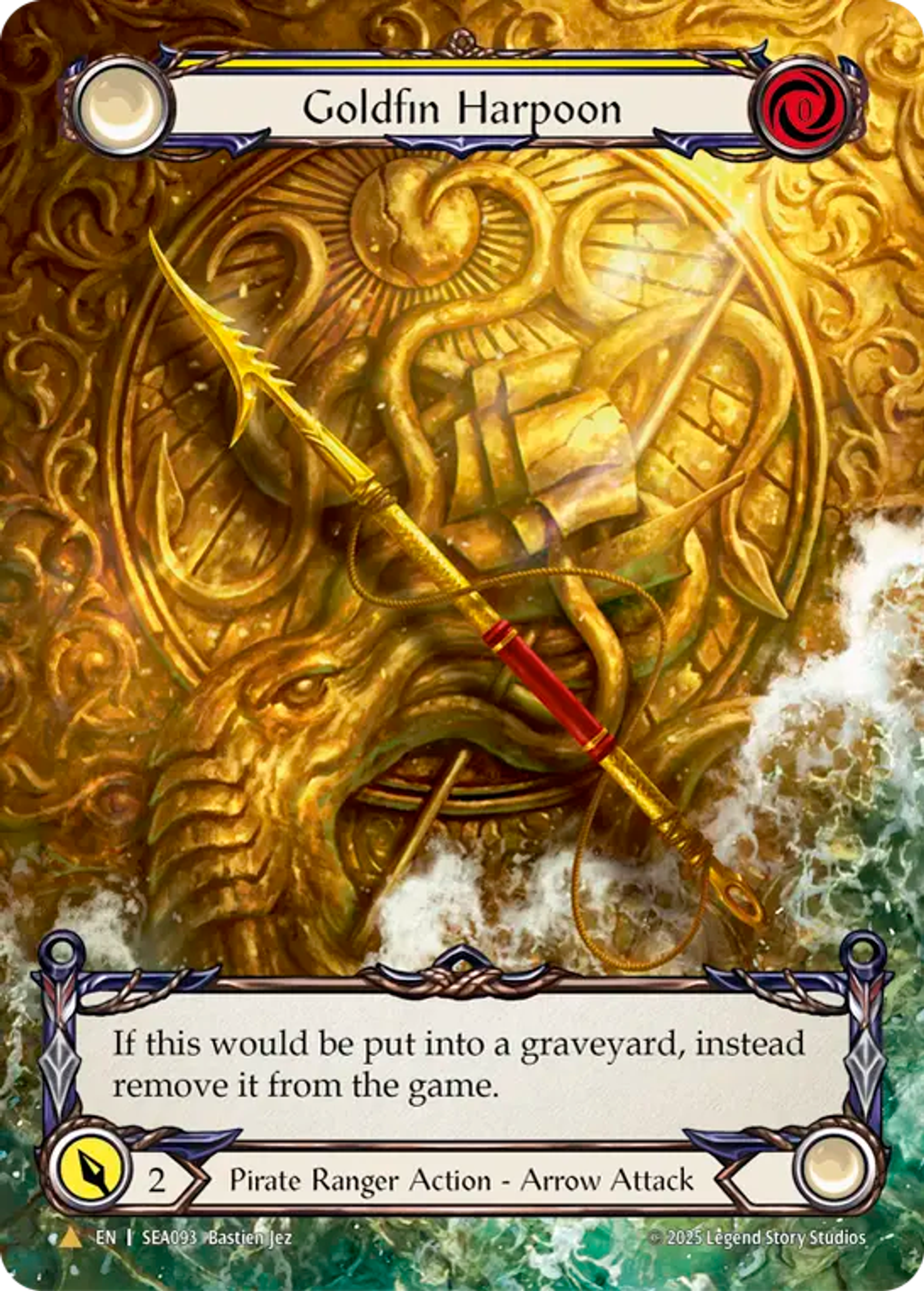 Goldfin Harpoon — High Seas - Treasure Pack — Flesh and Blood