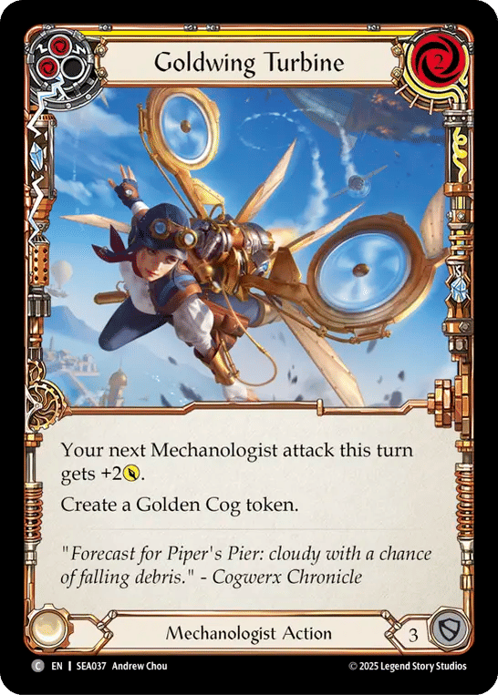 Goldwing Turbine (Yellow) — High Seas — Flesh and Blood