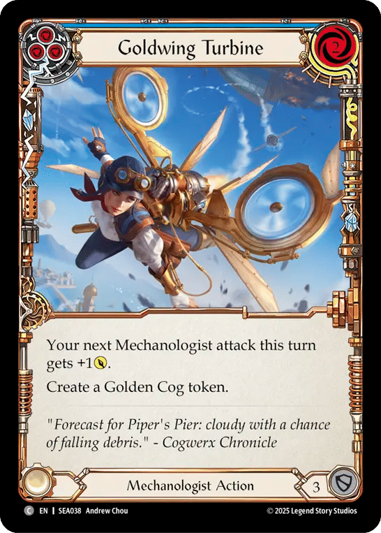 Goldwing Turbine (Blue) — High Seas — Flesh and Blood