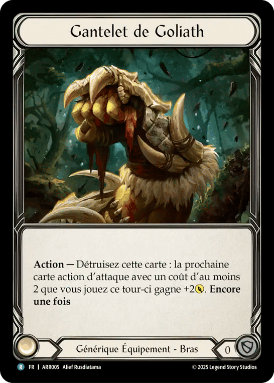 Gantelet de Goliath — Armory Deck - Rhinar, Reckless Rampage — Flesh and Blood