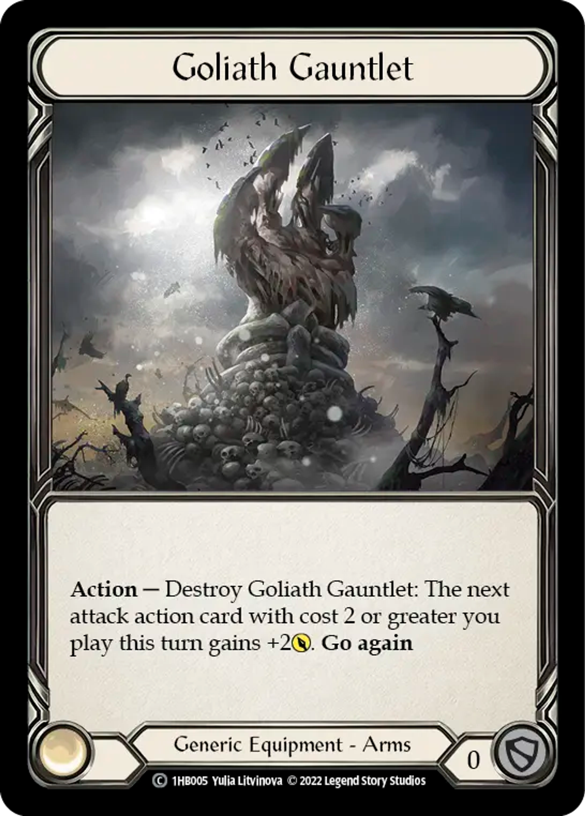 Goliath Gauntlet — Bravo - Blitz Deck — Flesh and Blood