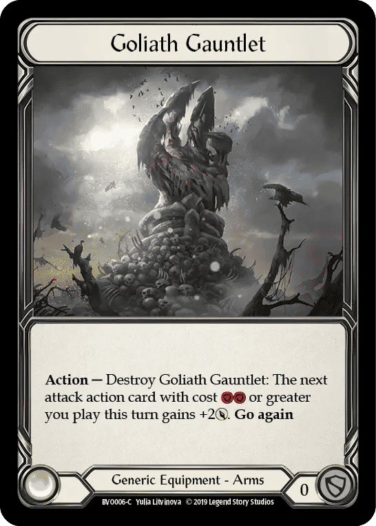 Goliath Gauntlet — Bravo, Showstopper - Hero Deck — Flesh and Blood