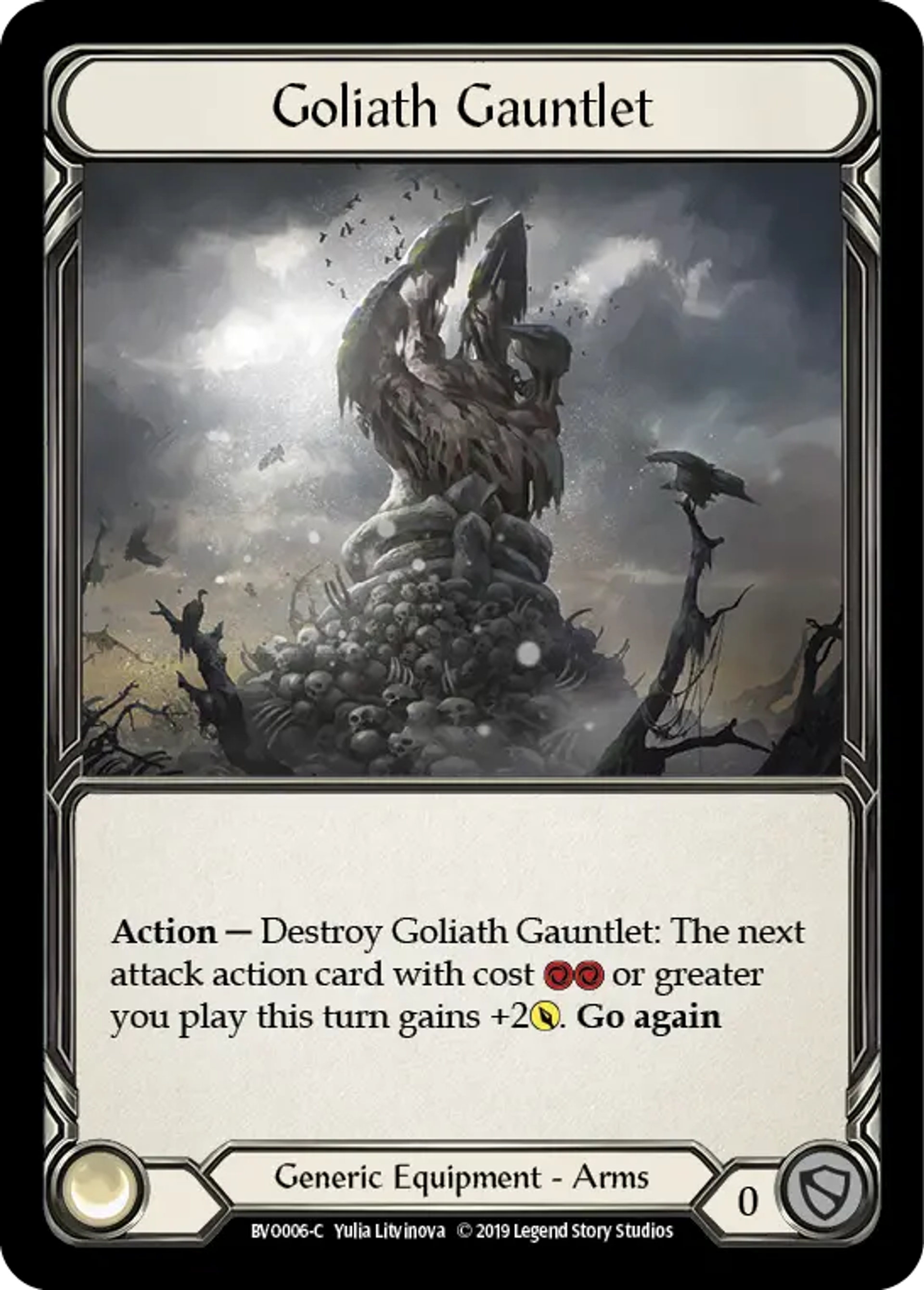 Goliath Gauntlet — Bravo, Showstopper - Hero Deck — Flesh and Blood