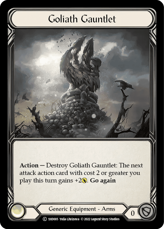 Goliath Gauntlet — Dash - Blitz Deck — Flesh and Blood