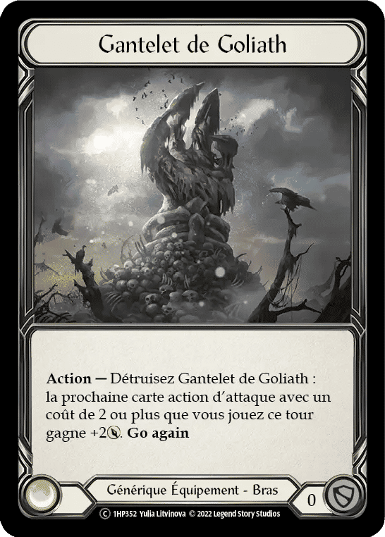 Gantelet de Goliath — History Pack 1 - Black Label — Flesh and Blood