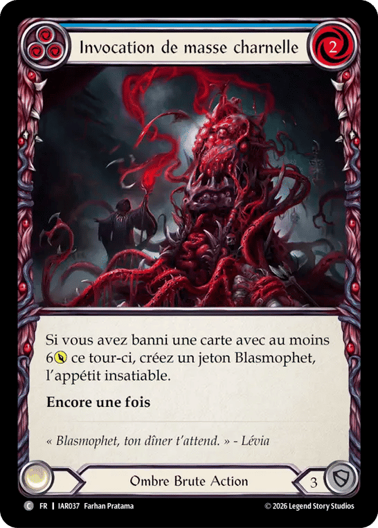 Invocation de masse charnelle — Usurp the Shadow Throne — Flesh and Blood