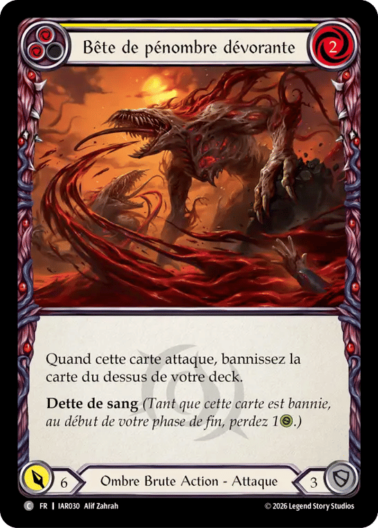 Bête de pénombre dévorante — Usurp the Shadow Throne — Flesh and Blood