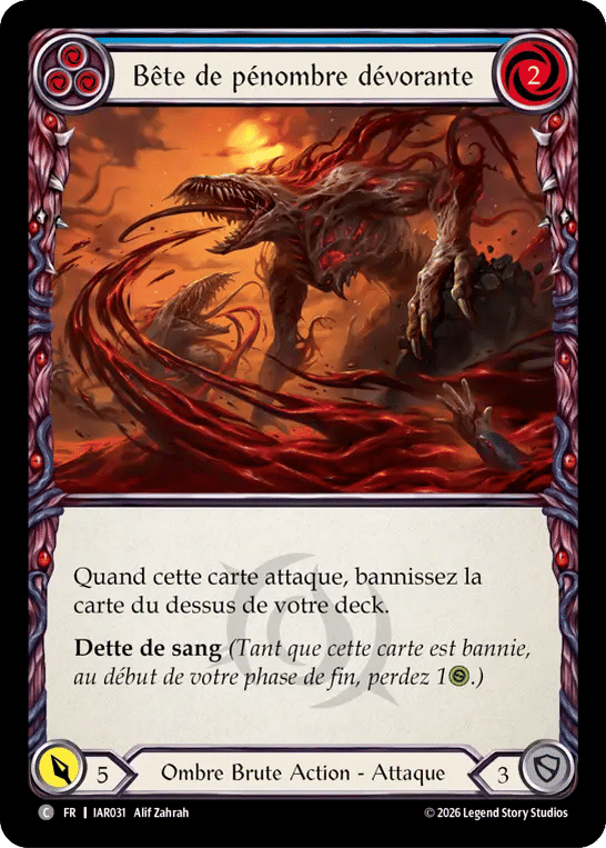 Bête de pénombre dévorante — Usurp the Shadow Throne — Flesh and Blood