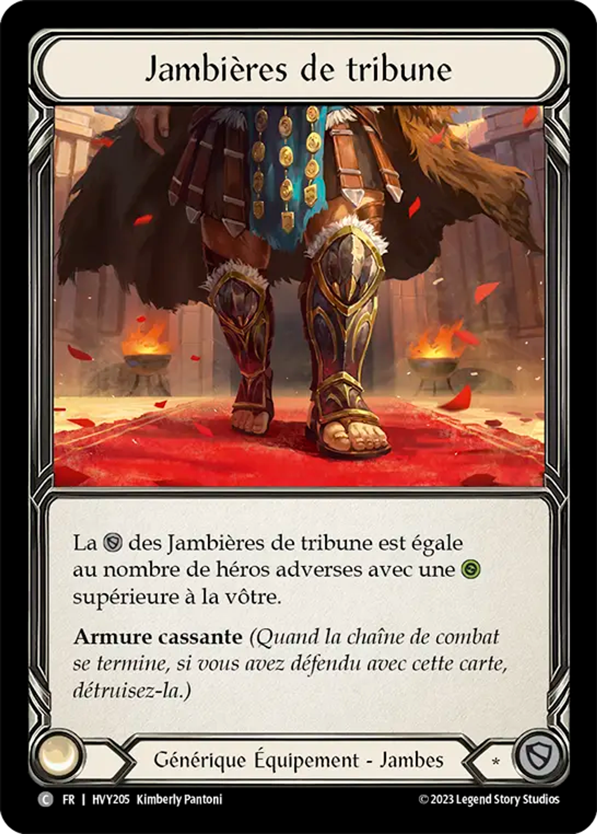 Jambières de tribune — Heavy Hitters — Flesh and Blood