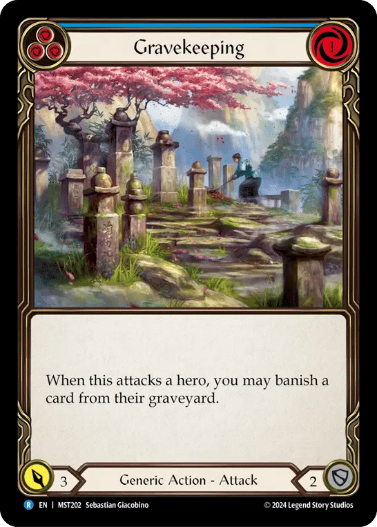 Gravekeeping (Blue) — Part the Mistveil — Flesh and Blood