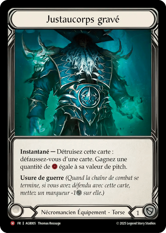 Justaucorps gravé — Armory Deck - Gravy Bones — Flesh and Blood