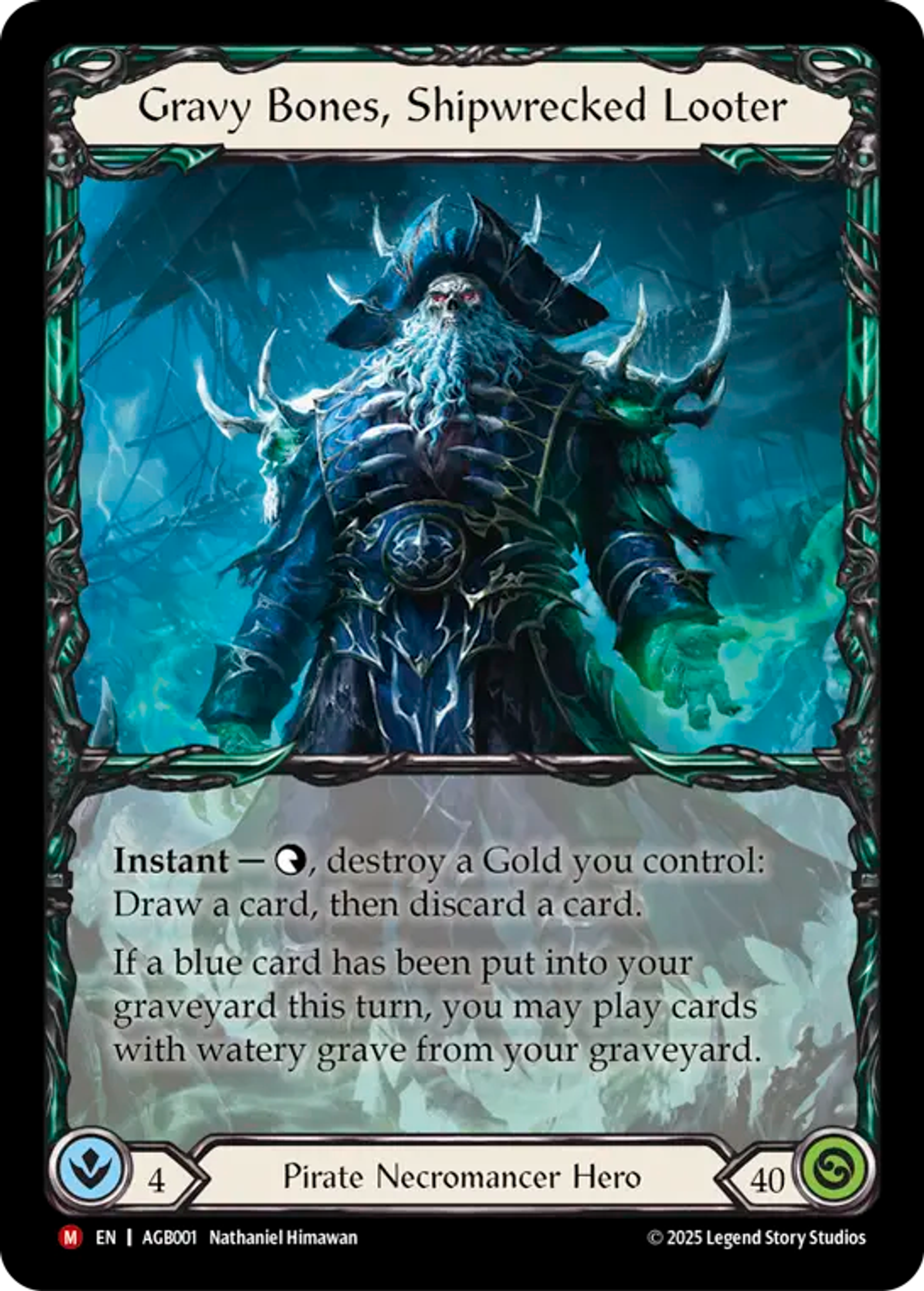 Gravy Bones, Shipwrecked Looter — Armory Deck - Gravy Bones — Flesh and Blood