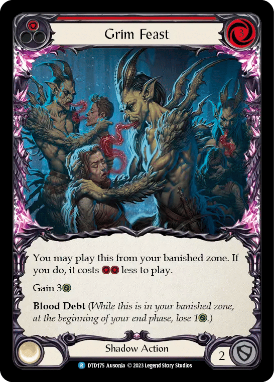 Grim Feast (Red) — Dusk till Dawn — Flesh and Blood