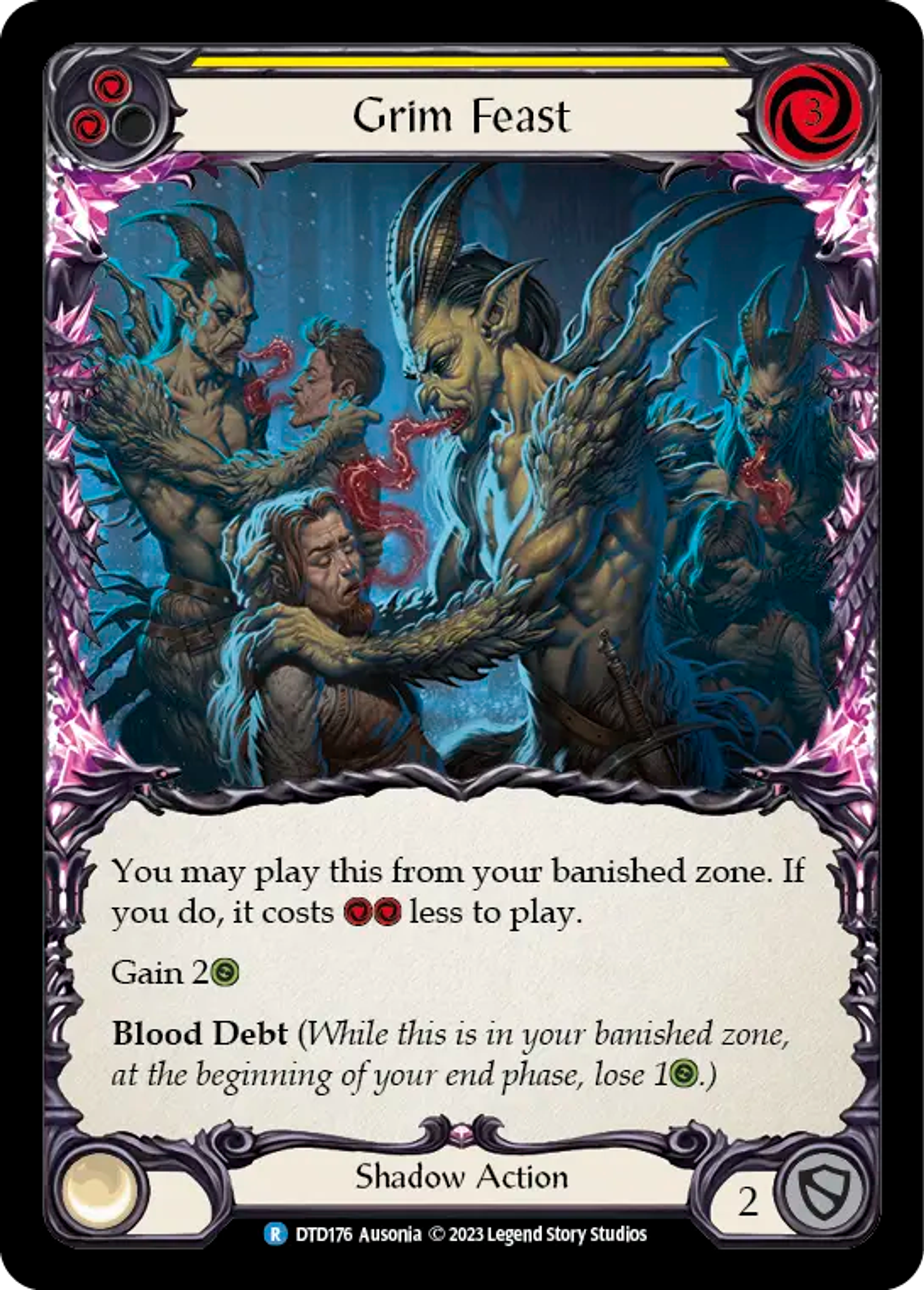 Grim Feast (Yellow) — Dusk till Dawn — Flesh and Blood