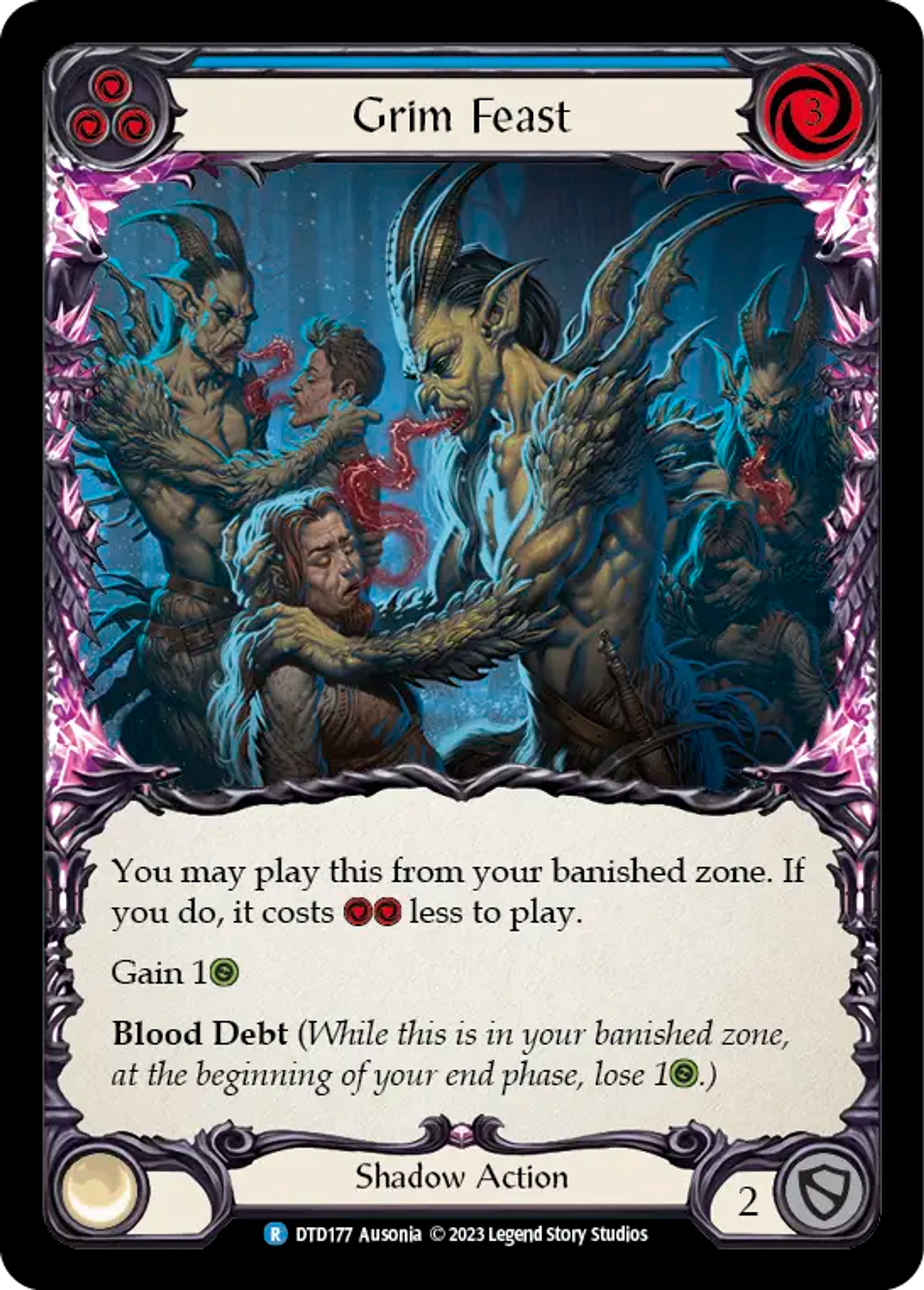 Grim Feast (Blue) — Dusk till Dawn — Flesh and Blood