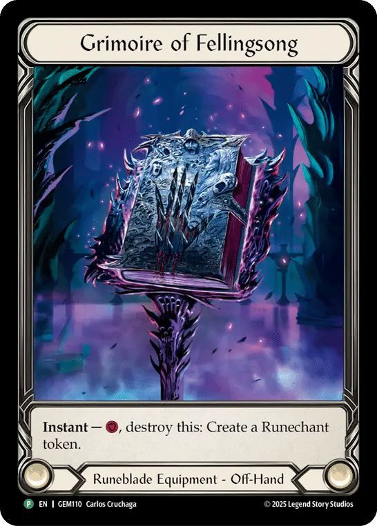 Grimoire of Fellingsong — GEM - Pack 4 — Flesh and Blood