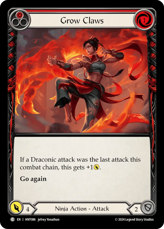 Grow Claws (Red) — The Hunted — Flesh and Blood