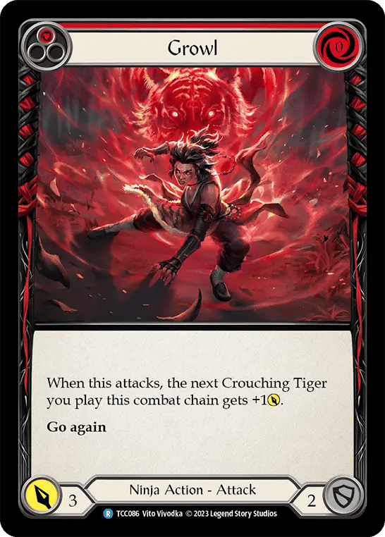 Growl (Red) — Round the Table: TCC x LSS — Flesh and Blood