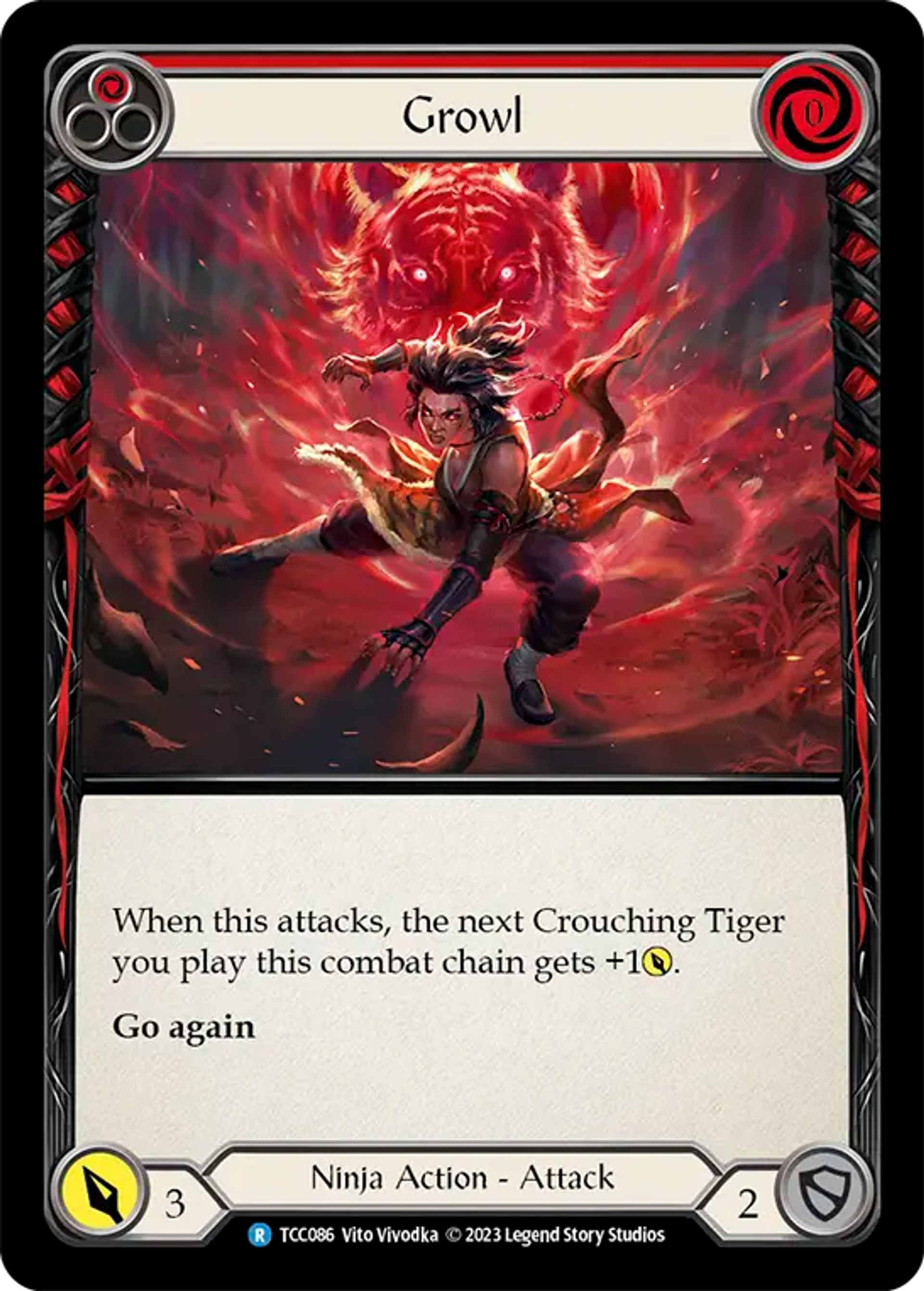 Growl (Red) — Round the Table: TCC x LSS — Flesh and Blood