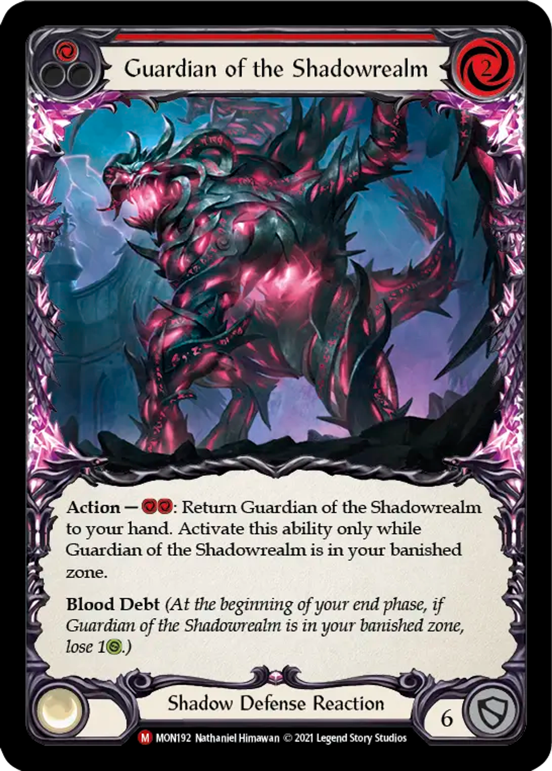 Guardian of the Shadowrealm — Monarch — Flesh and Blood