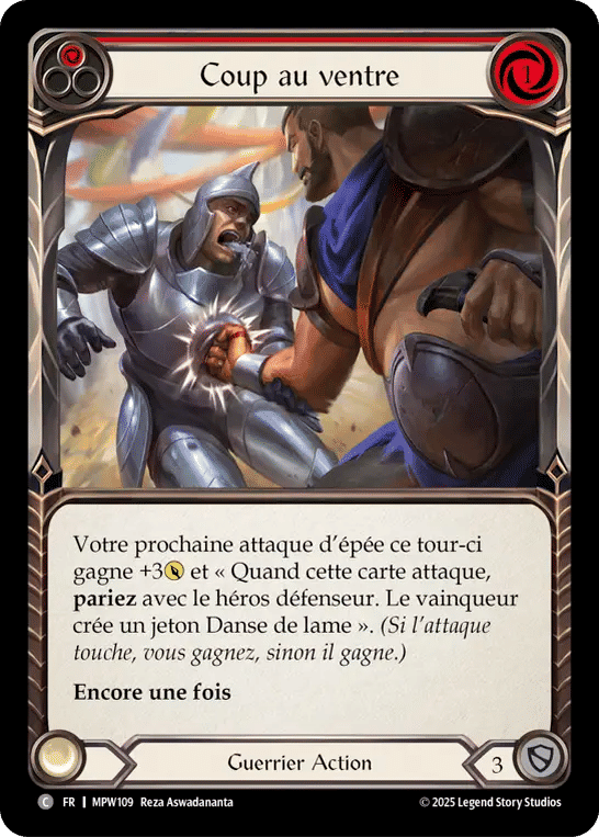 Coup au ventre from Mastery Pack Warrior - Flesh and Blood