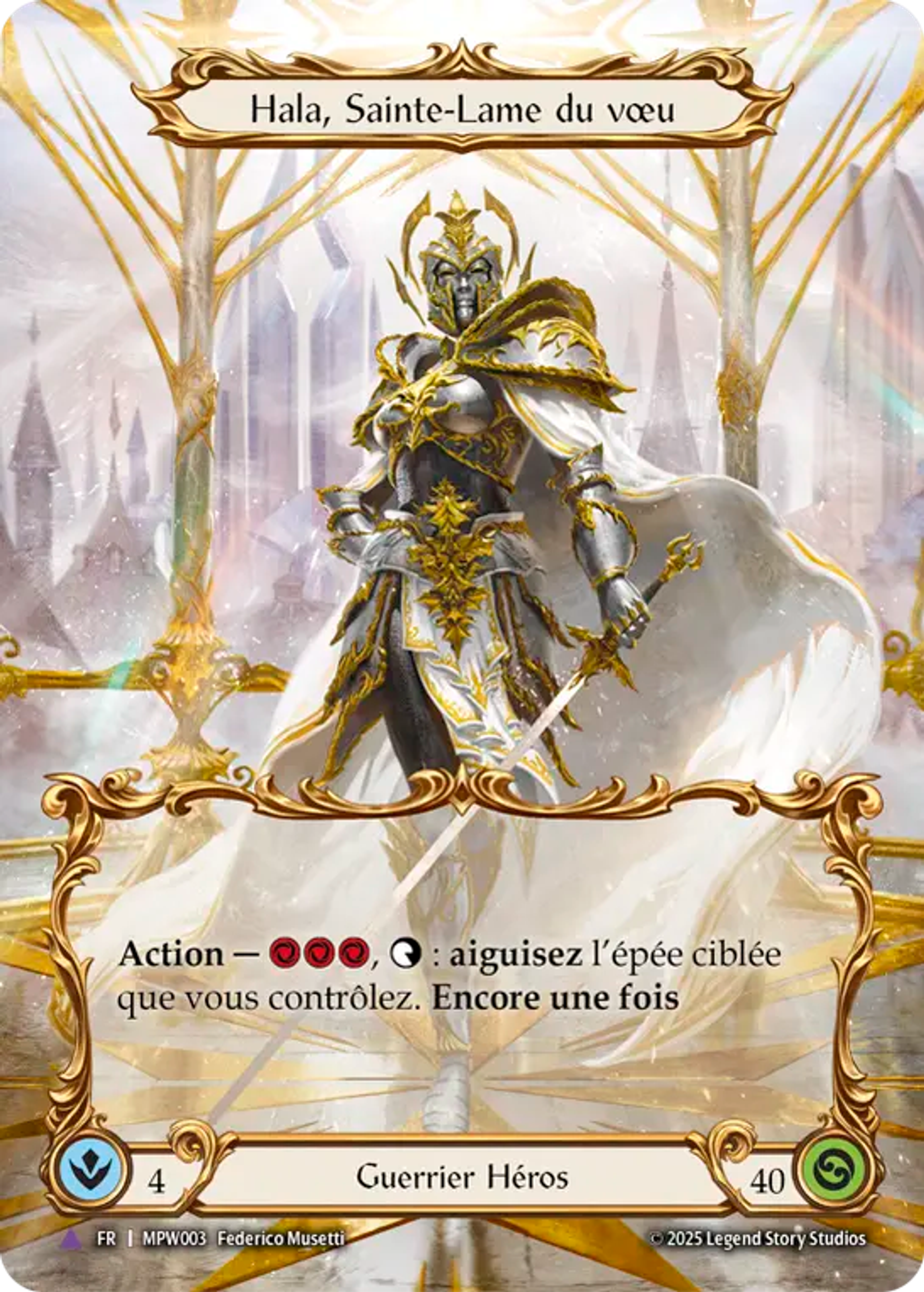 Hala, Bladesaint of the Vow — Mastery Pack Warrior — Flesh and Blood