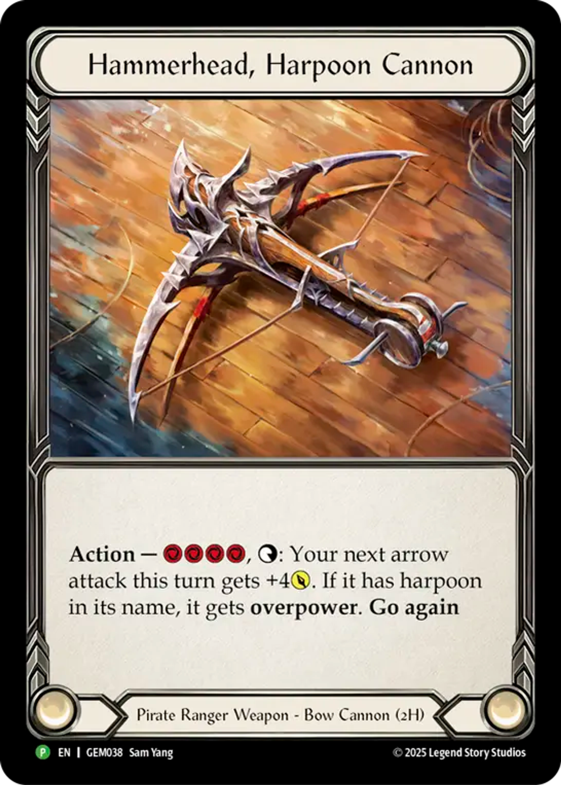 Hammerhead, Harpoon Cannon — GEM - Pack 2 — Flesh and Blood