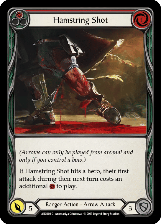 Hamstring Shot (Red) — Arcane Rising — Flesh and Blood