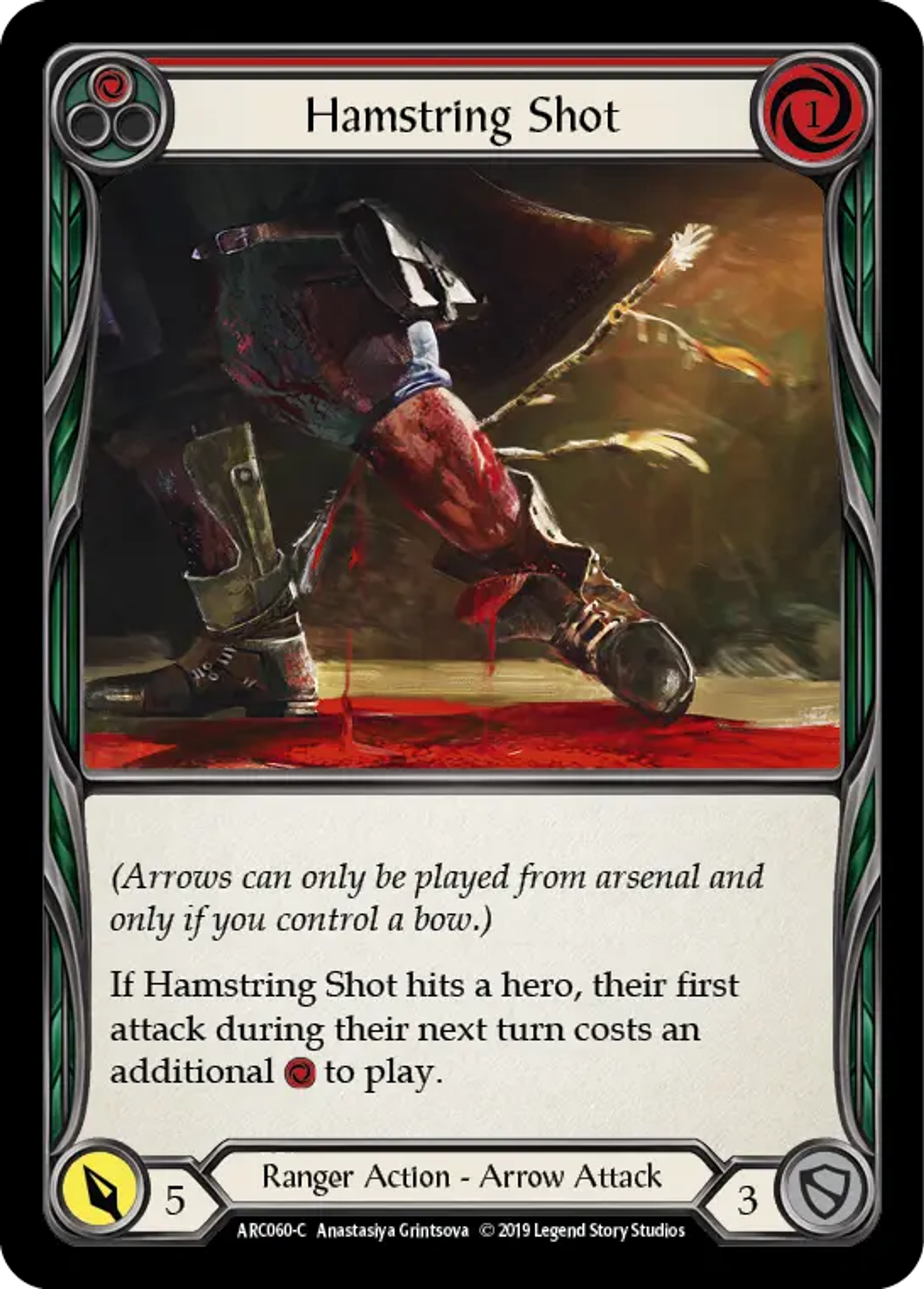 Hamstring Shot (Red) — Arcane Rising — Flesh and Blood